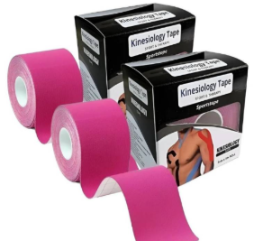Tape Kinesiológico Global Wellness 5 metros – Rosado