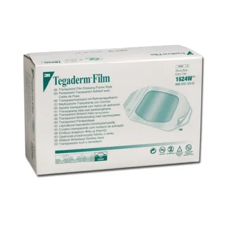 Tegaderm 3M 6cm x 7cm 1624W - 100 unidades