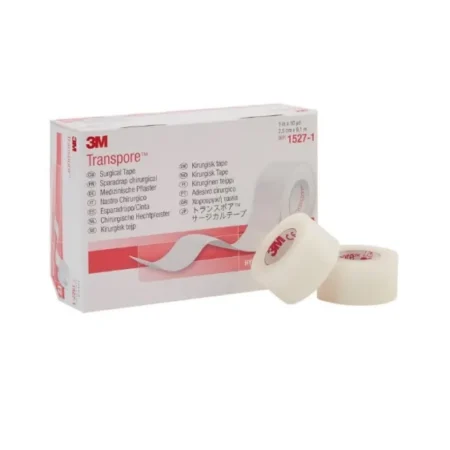 Transpore 3M 2,5 cm x 9,1 m 1527-1 -12 unidades