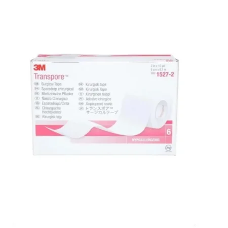 Transpore 3M 5,0cm x 9,1m 1527-2 - 6 unidades
