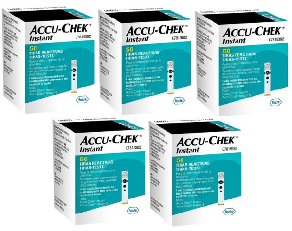 250 Tiras Reactivas Accu-Chek® Instant / Cintas