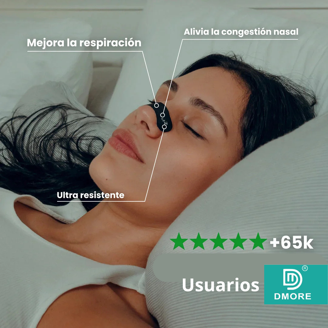 Dilatador Nasal Tiras Anti Ronquidos Respiración