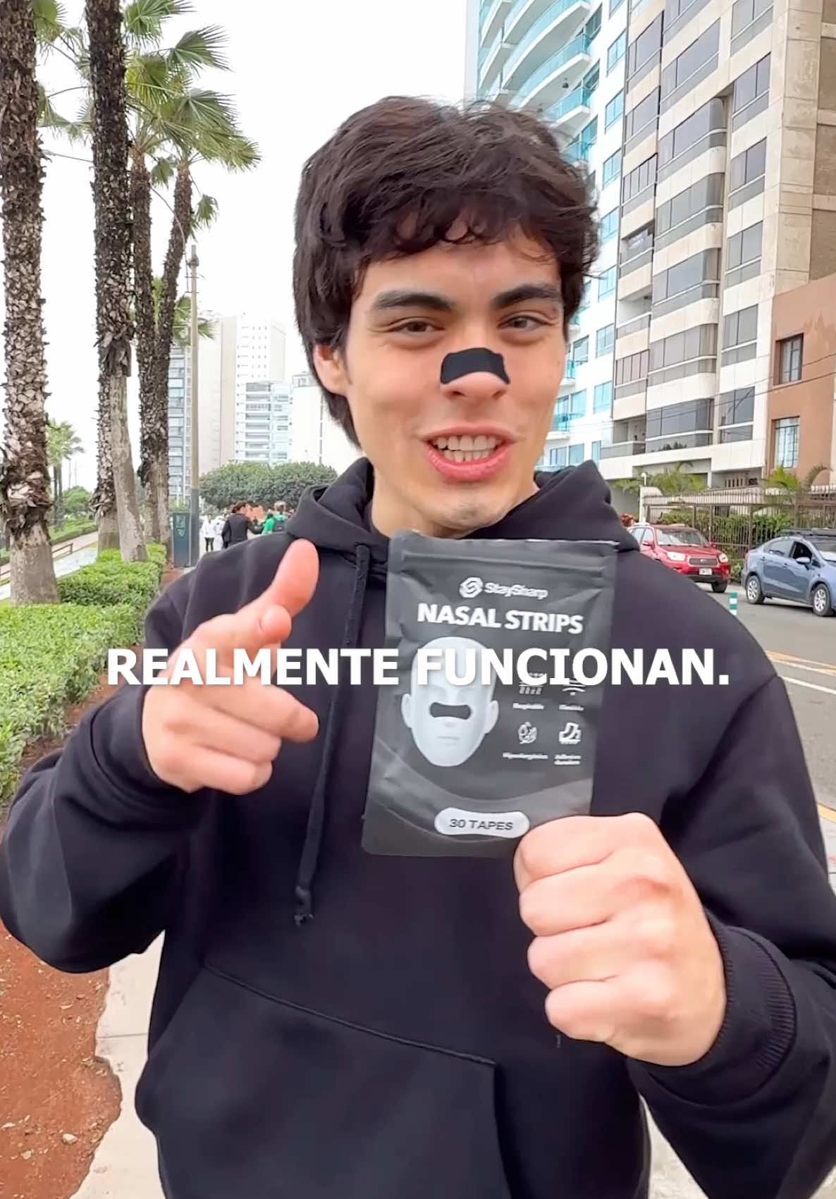 Dilatador Nasal Tiras Anti Ronquidos Respiración