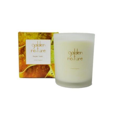 Vela Aromática de Vidrio Golden Nature - Grande
