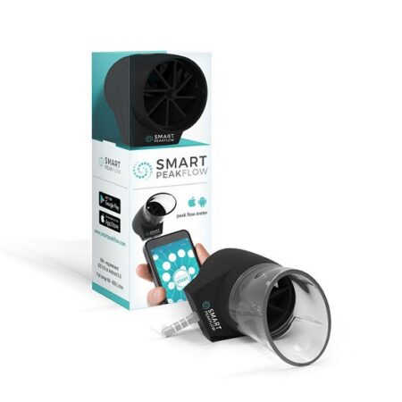 Medidor de Flujo Respiratorio Smart Peak Flow - Negro