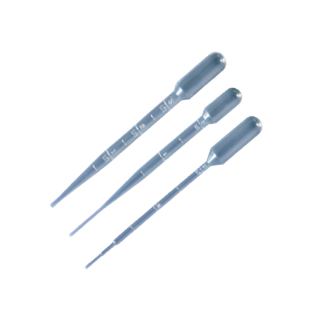 Pipeta Pasteur plástica GlobalRoll – Caja 100, 500 o 1000 unidades